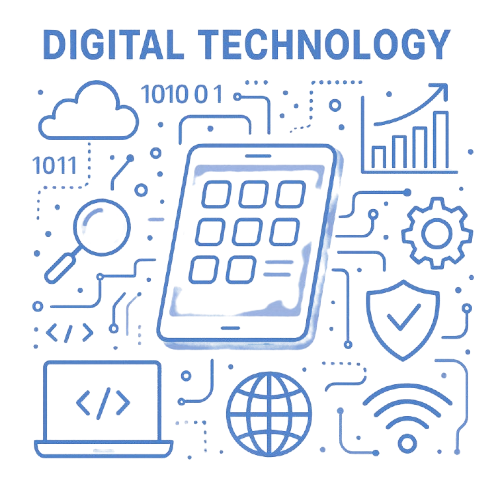 Digital Technology Illustration
